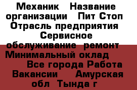 Механик › Название организации ­ Пит-Стоп › Отрасль предприятия ­ Сервисное обслуживание, ремонт › Минимальный оклад ­ 55 000 - Все города Работа » Вакансии   . Амурская обл.,Тында г.